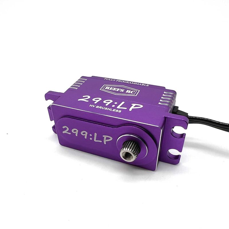 299:LP Low Profile Digital Metal Gear Waterproof Programmable Servo, Purple