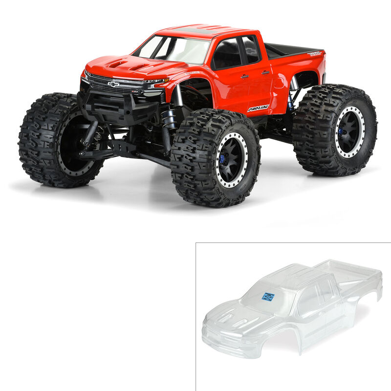 1/5 Pre-Cut 2019 Chevy Silverado Z71 Trail Boss Clear Body: X-MAXX