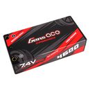 7.4V 4600mAh 2S 60C Shorty Hardcase LiPo Battery: 4mm Tubes