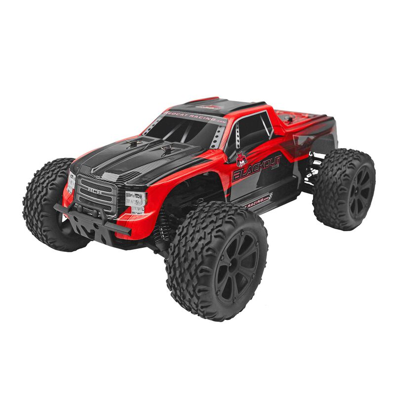 1/10 Blackout XTE 4WD Monster Truck Brushed RTR, Red