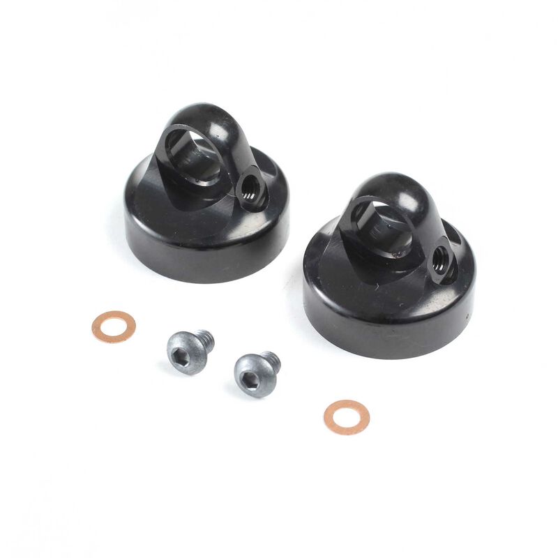 Domed Bleeder Shock Caps, Aluminum, G3 (2): 22