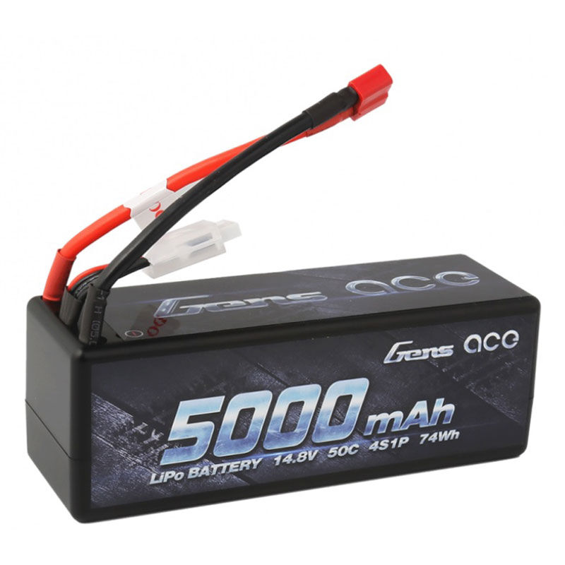 14.8V 5000mAh 4S 50C LiPo Battery: Deans