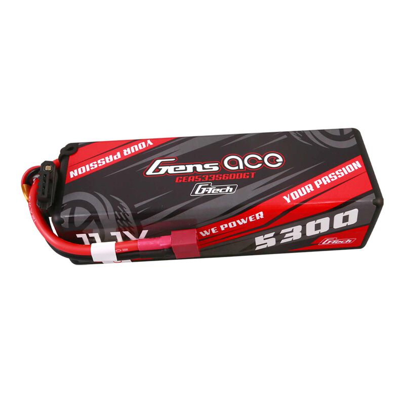 11.1V 5300mAh 3S 60C G-Tech Smart Hardcase LiPo Battery: Deans