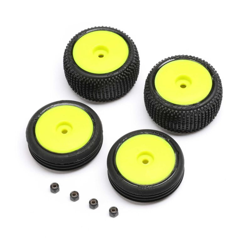 Tires & Wheels Mounted, Yellow: Micro-B