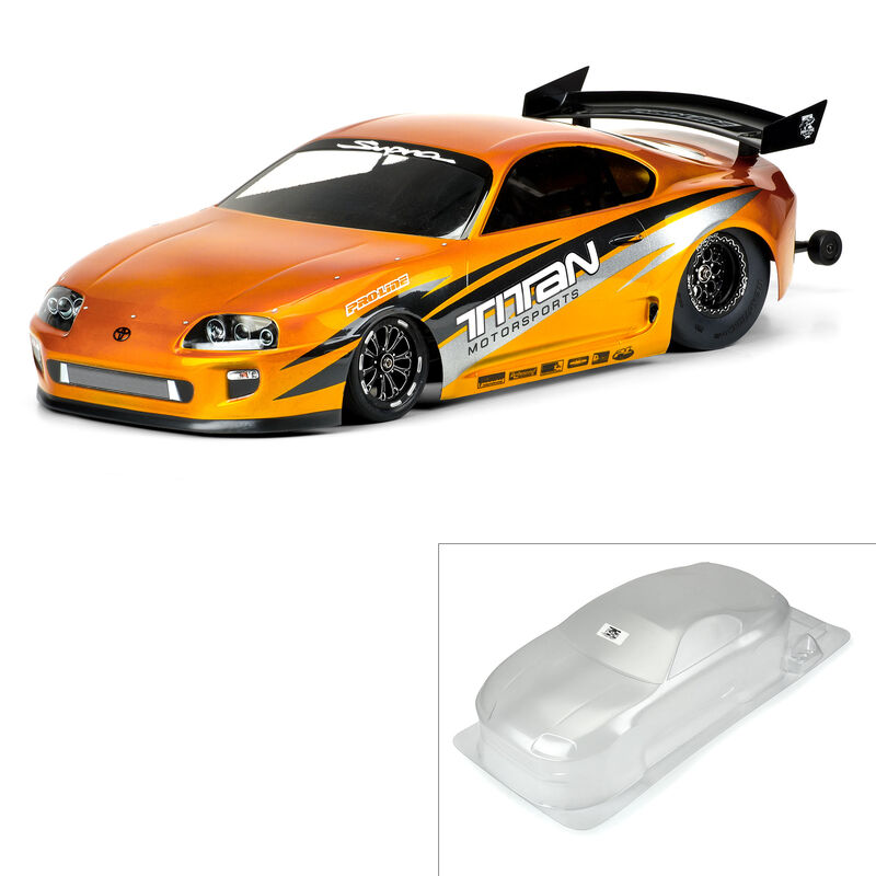 1/10 1995 Toyota Supra Clear Body: Drag Car