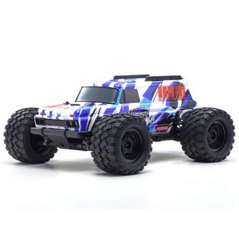 1/10 Mad Wagon VE KB10 4x4 3S Brushless Monster Truck RTR, Blue