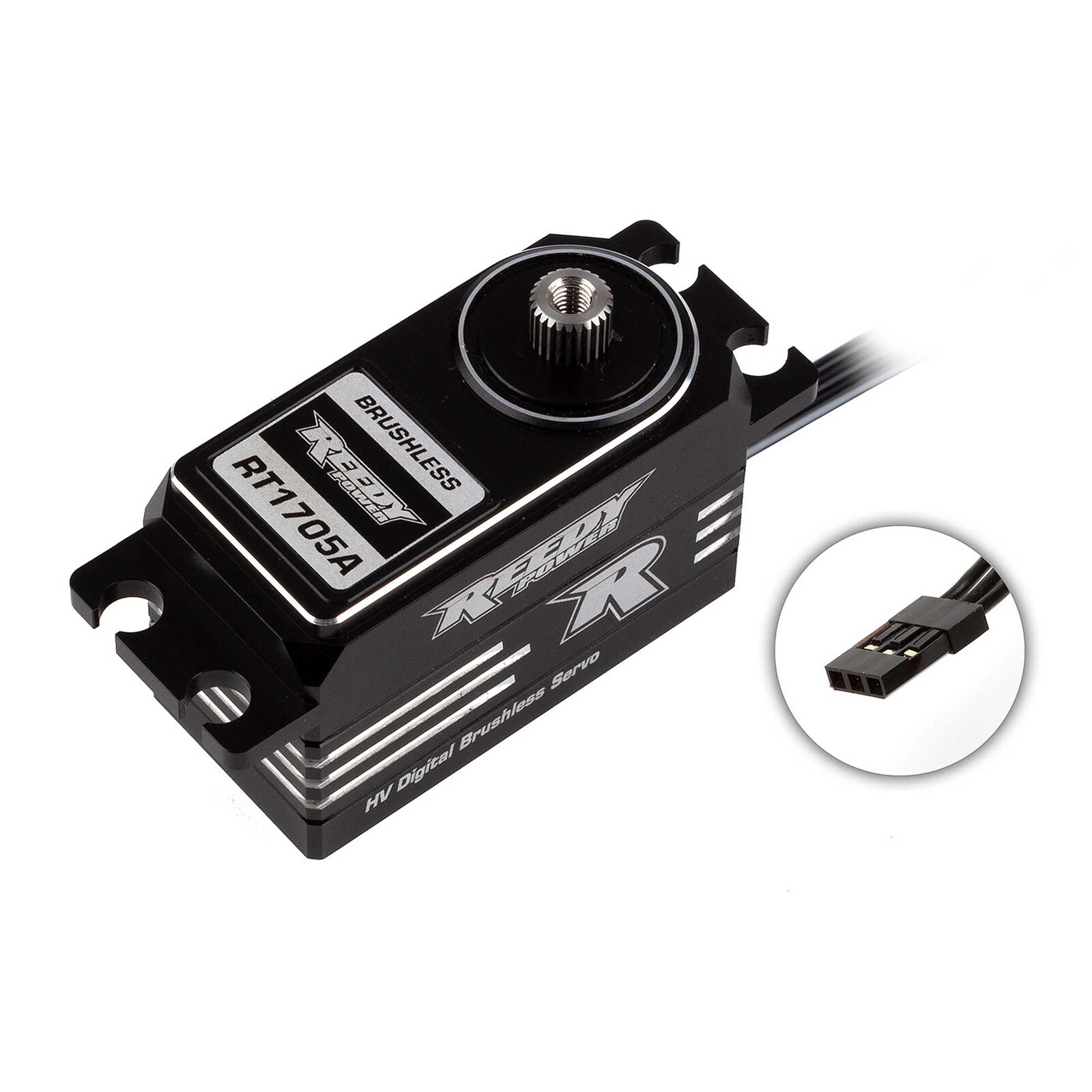 RT1705A Digital HV Aluminum Brushless Low-Profile Servo