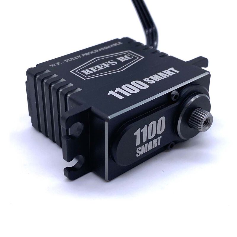 1100 Smart Digital Metal Gear Waterproof Programmable Servo & Winch, Black