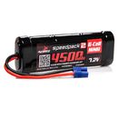 7.2V 4500mAh 6-Cell Speedpack2 Flat NiMH Battery: EC3