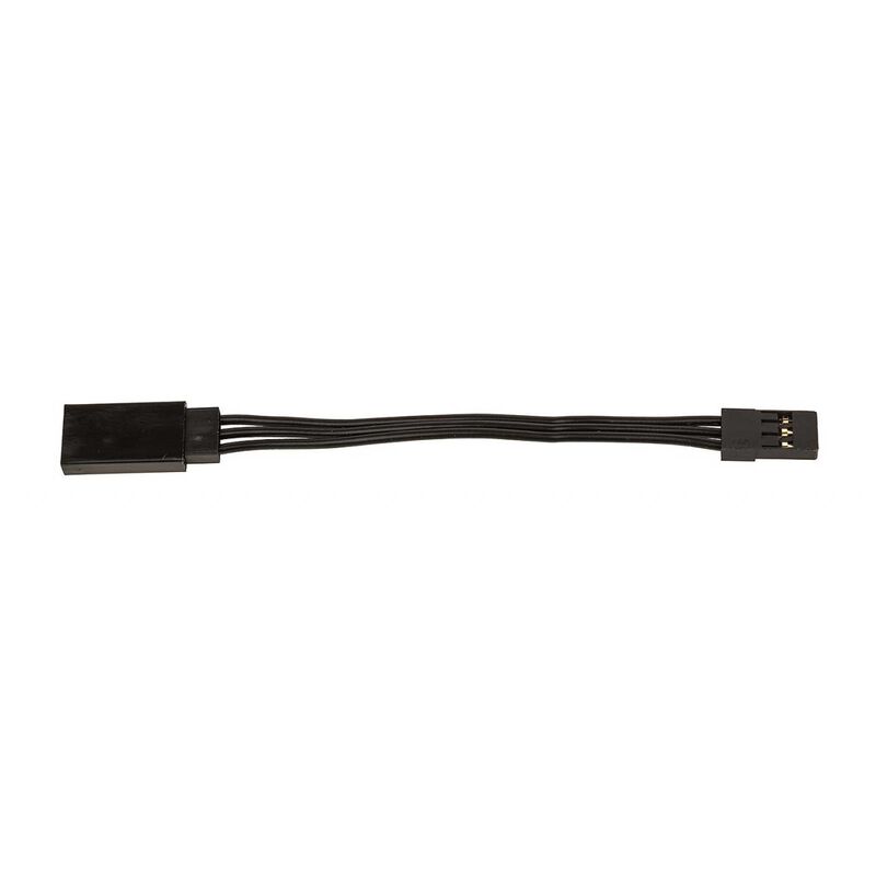 75mm Servo Wire Extension, Black (2.95 in)