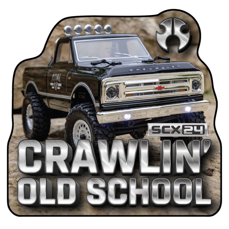 Axial Crawlin' Old School Sticker