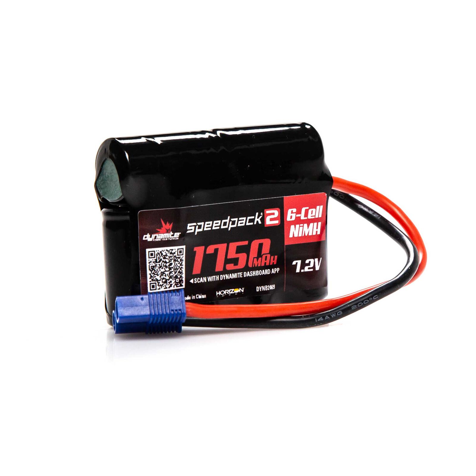 Speedpack2 7.2V 1750mAh 6C NiMH, EC3, MINI-S