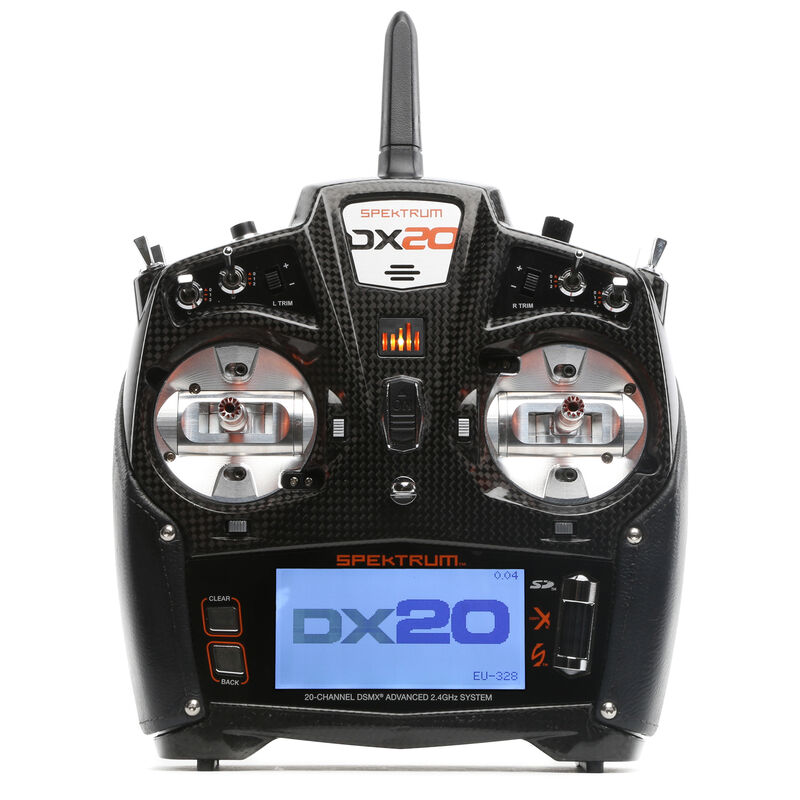 DX20 20-Channel DSMX Transmitter with AR9020, Mode 2