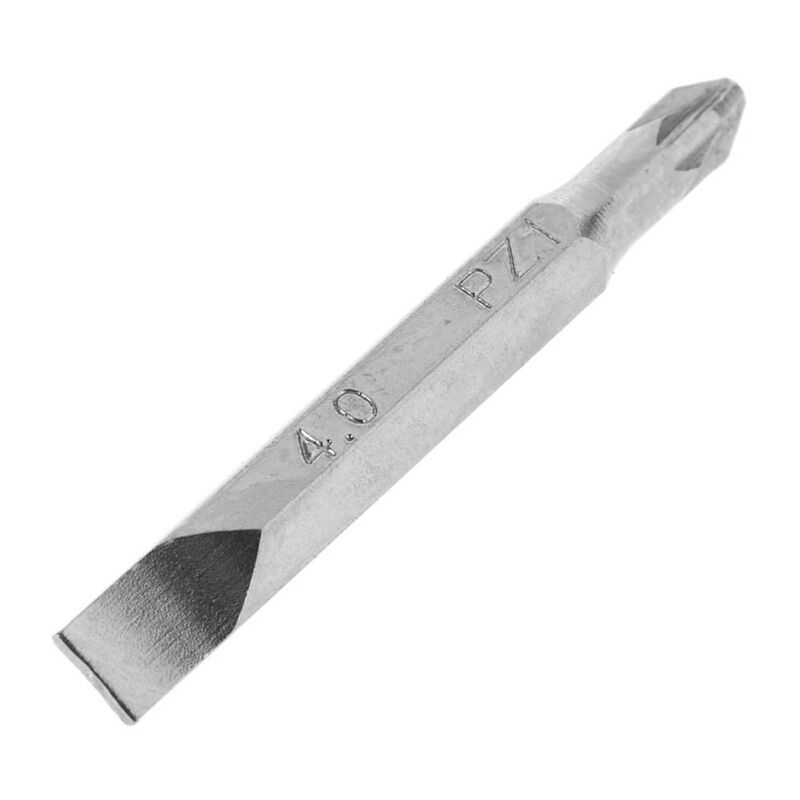 Screwdriver Bit, 4.0 Slot PZ1 Phillips