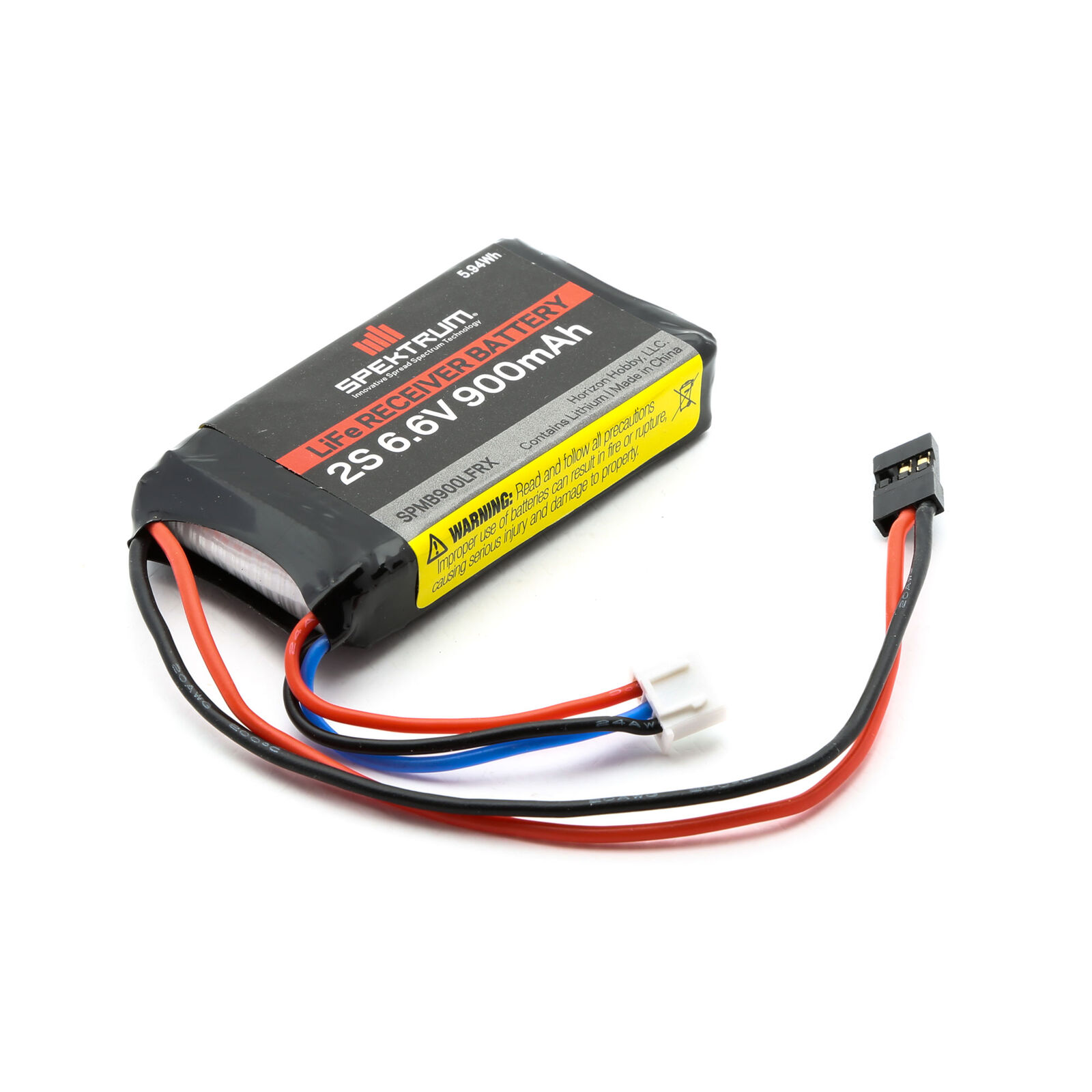 6.6V 900mAh 2S LiFe Receiver Battery: Universal Receiver