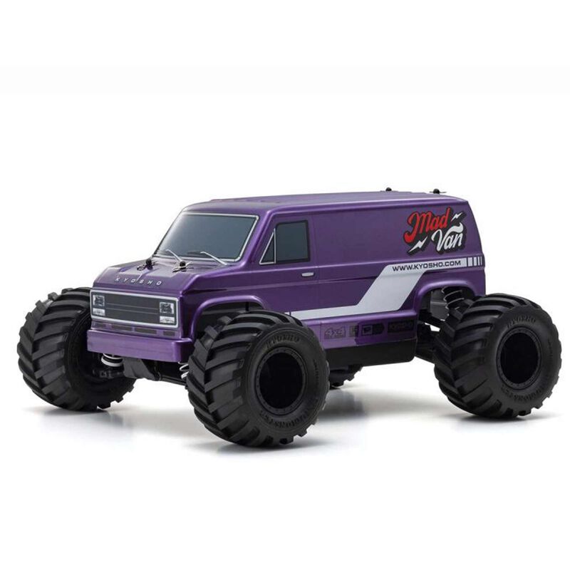 1/10 Mad Van Fazer Mk2 FZ02L-BT Brushed 4x4 Monster Truck RTR, Purple