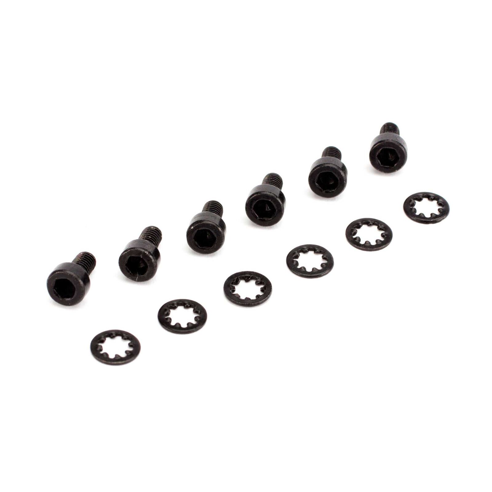 Socket Head Metal Gear Servo Screws & Washers (6)