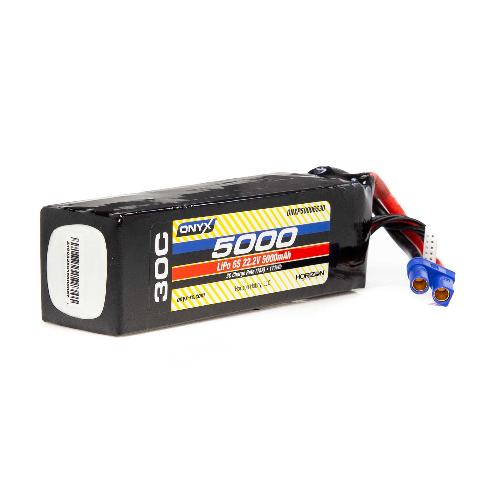 22.2V 5000mAh 6S 30C LiPo Battery: EC5