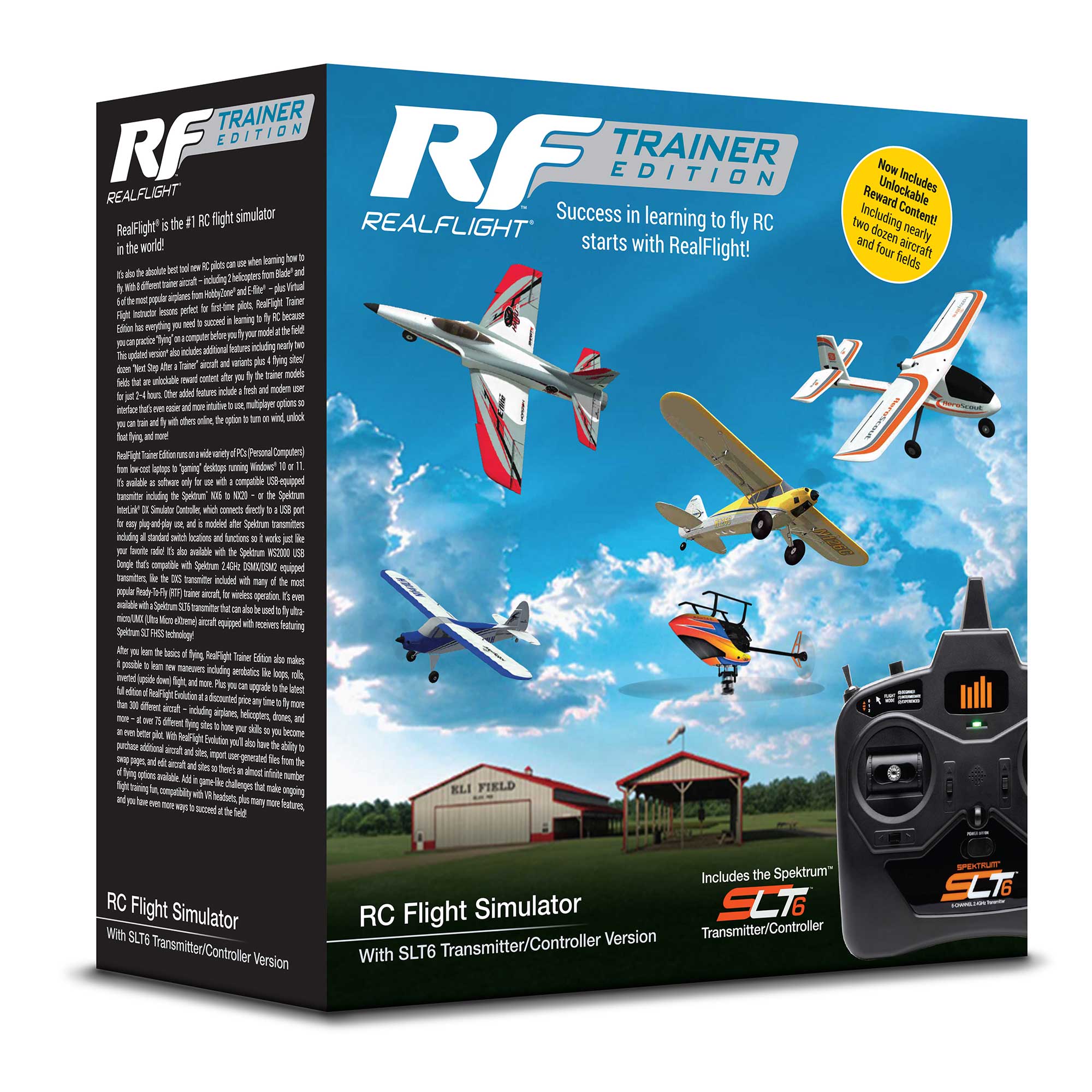 RealFlight Trainer Edition RC Flight Simulator with SLT6 Transmitter/Controller