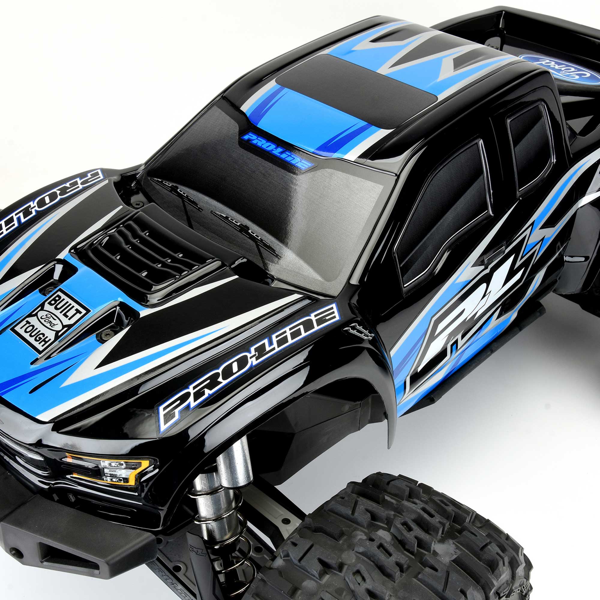 1/5 Pre-Cut 2017 Ford F-150 Raptor Tough-Color Black Body: X-MAXX