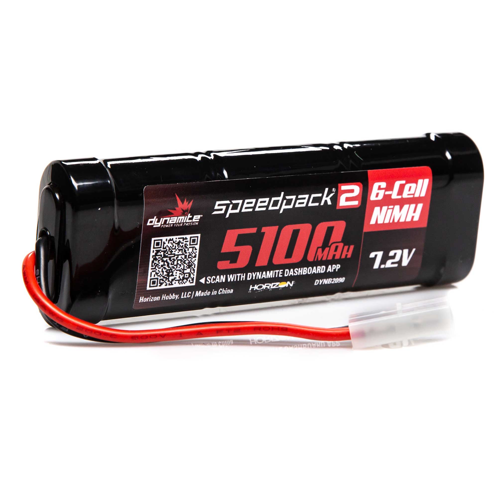 Speedpack2 7.2V 5100mAh 6C NiMH, Flat Tamiya