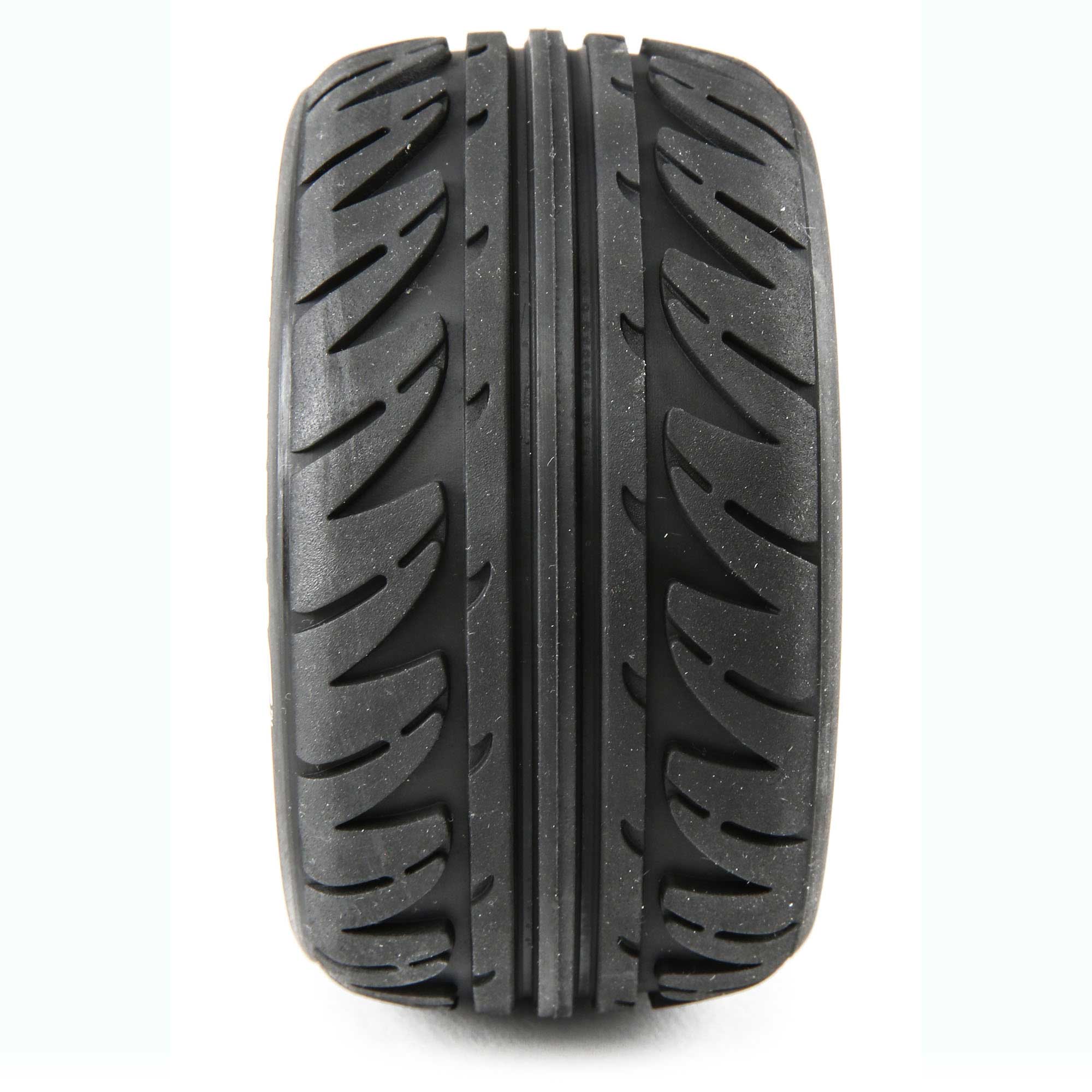 SpeedTreads Speedhawk Tires Mounted (2):  1/10 Stadium/Monster Truck