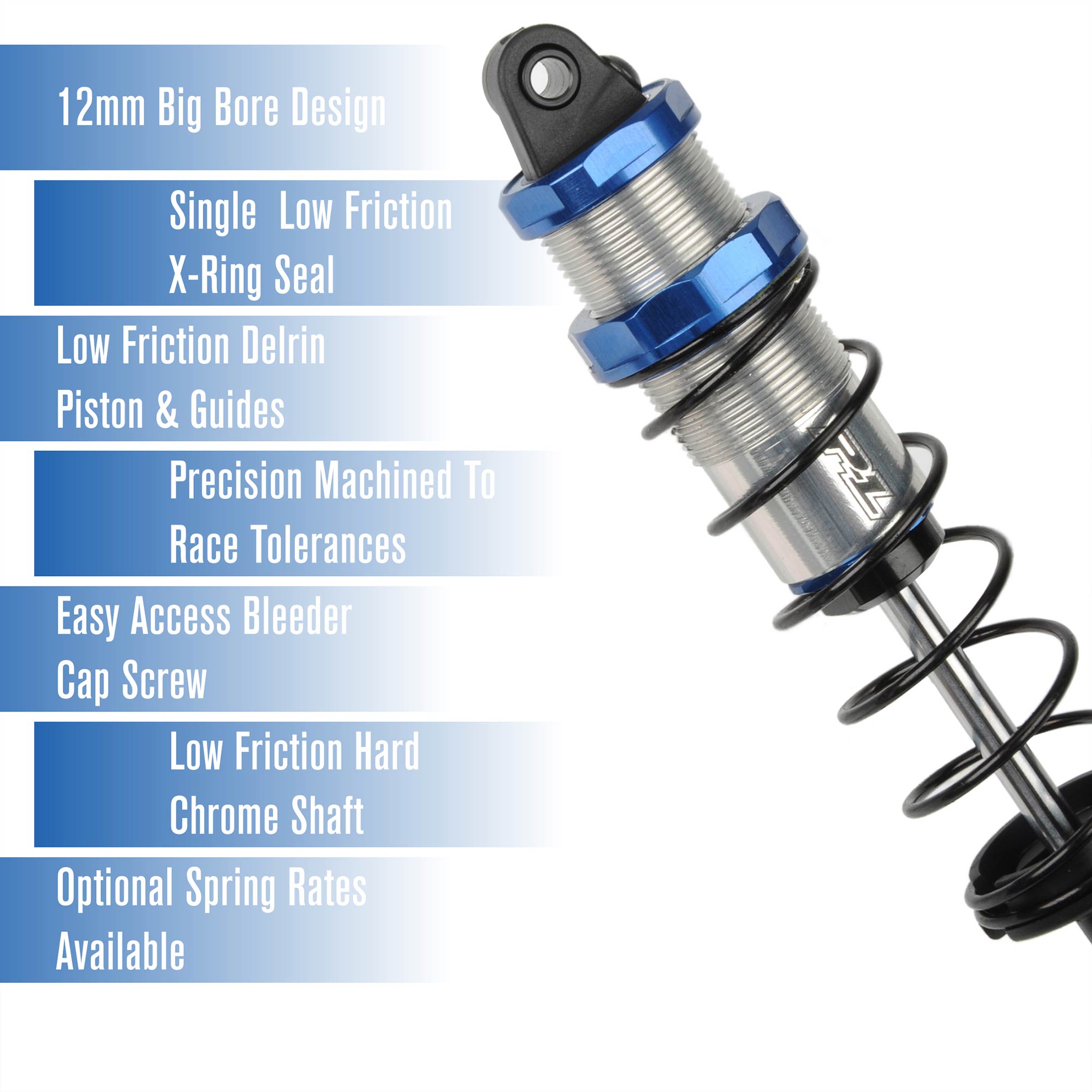 1/10 Pre-Assembled Pro-Spec Rear Shocks: Short Course