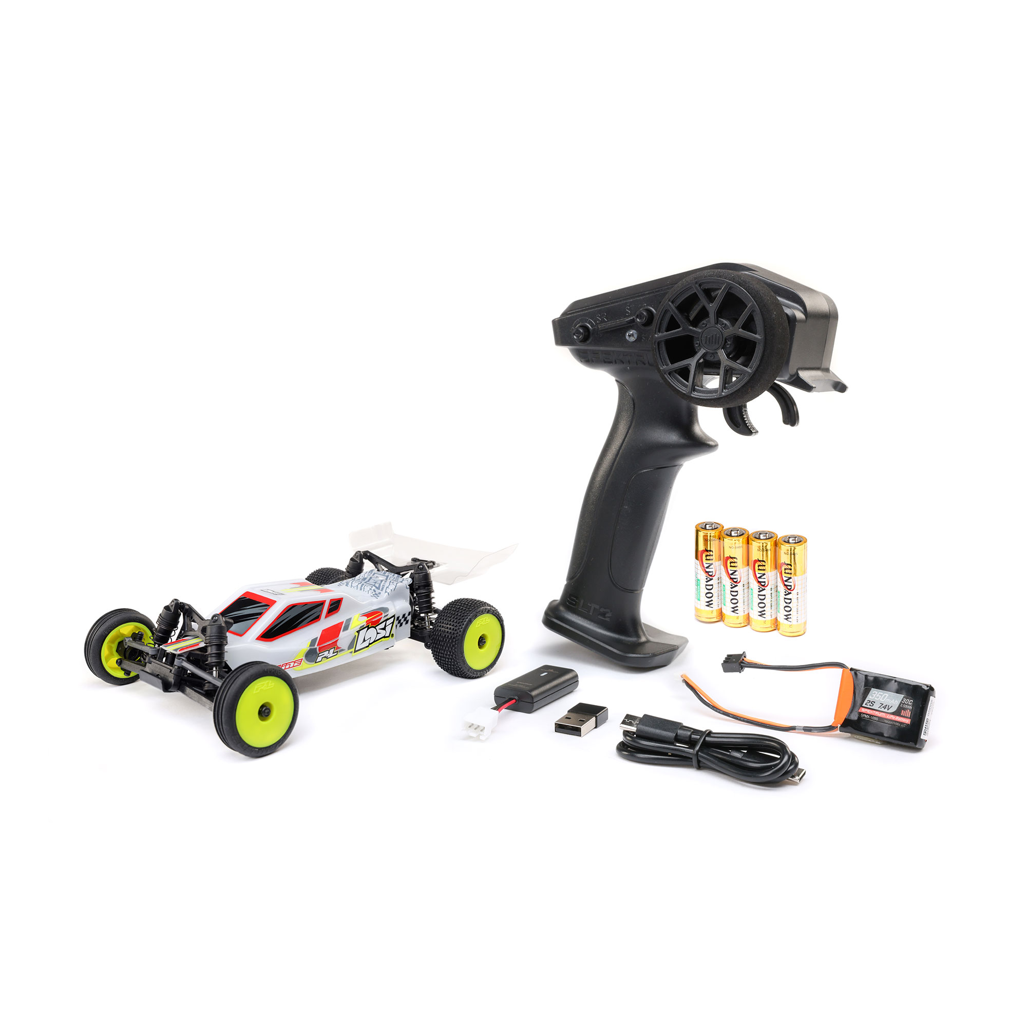 Micro-B 2WD Buggy White RTR