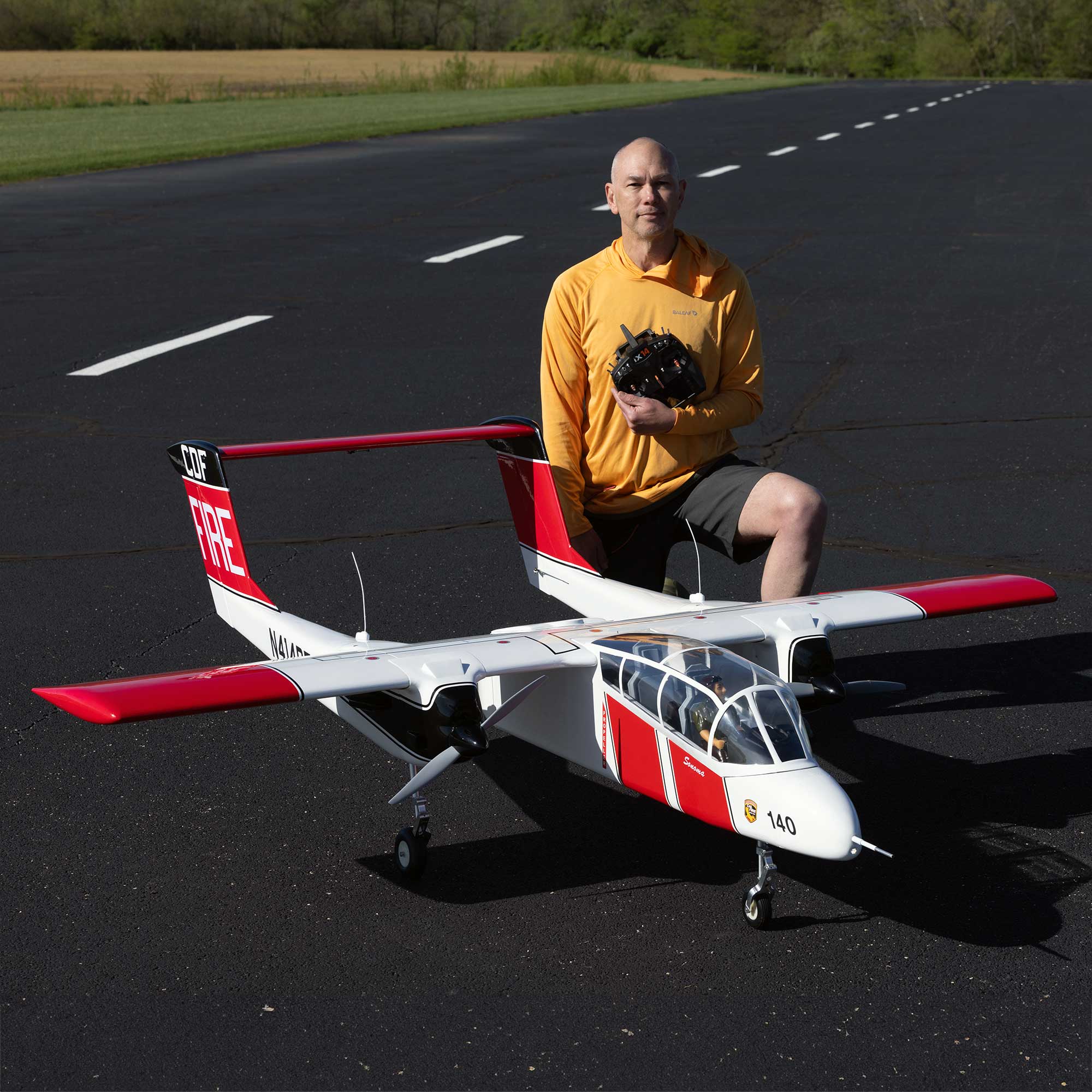 OV-10 Bronco 20cc ARF with Landing Gear Set, Spektrum Avian Motors, ESCs and Spektrum Servos Combo