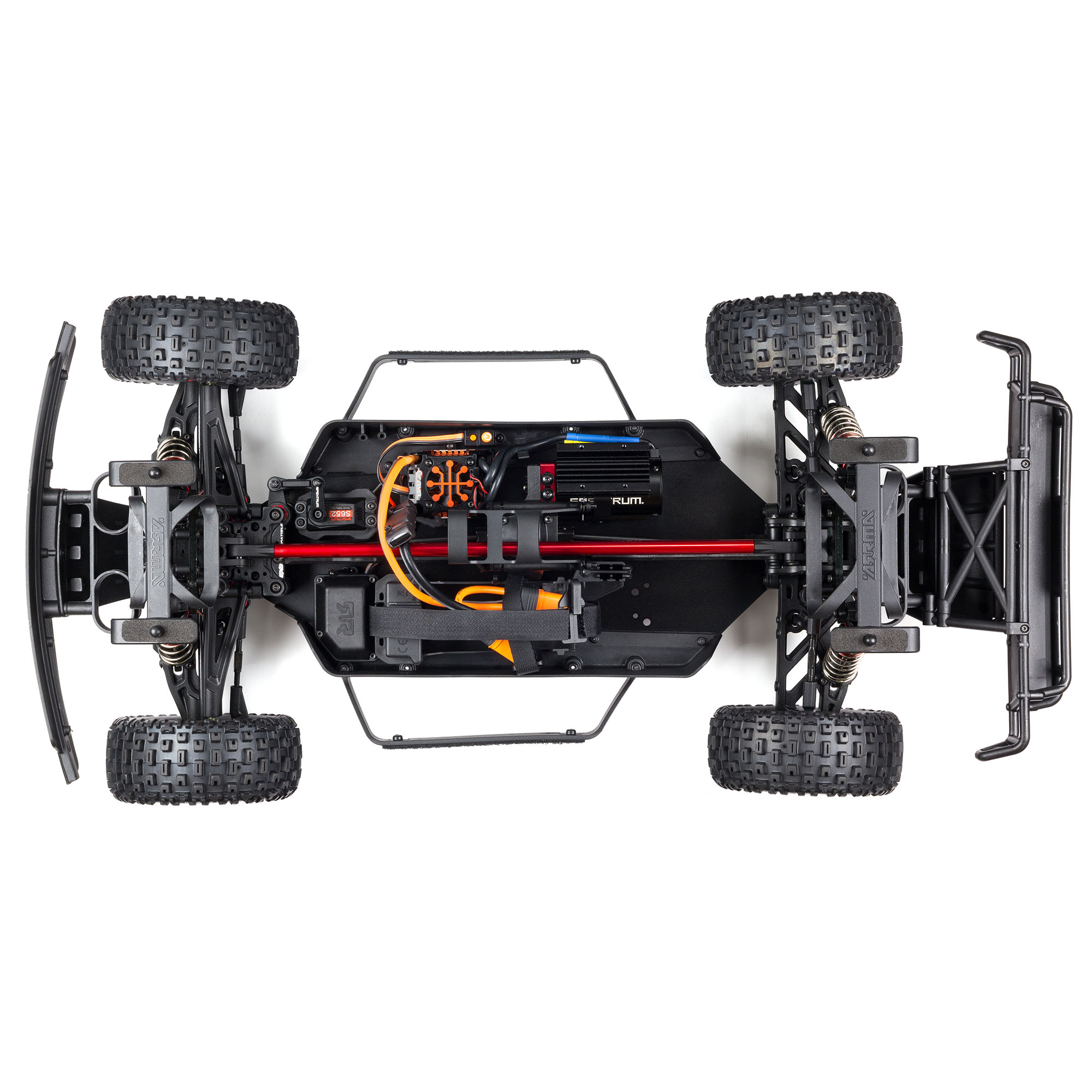 1/7 MOJAVE 6S V2 4X4 BLX Desert Truck with Spektrum Firma RTR, Red/Black