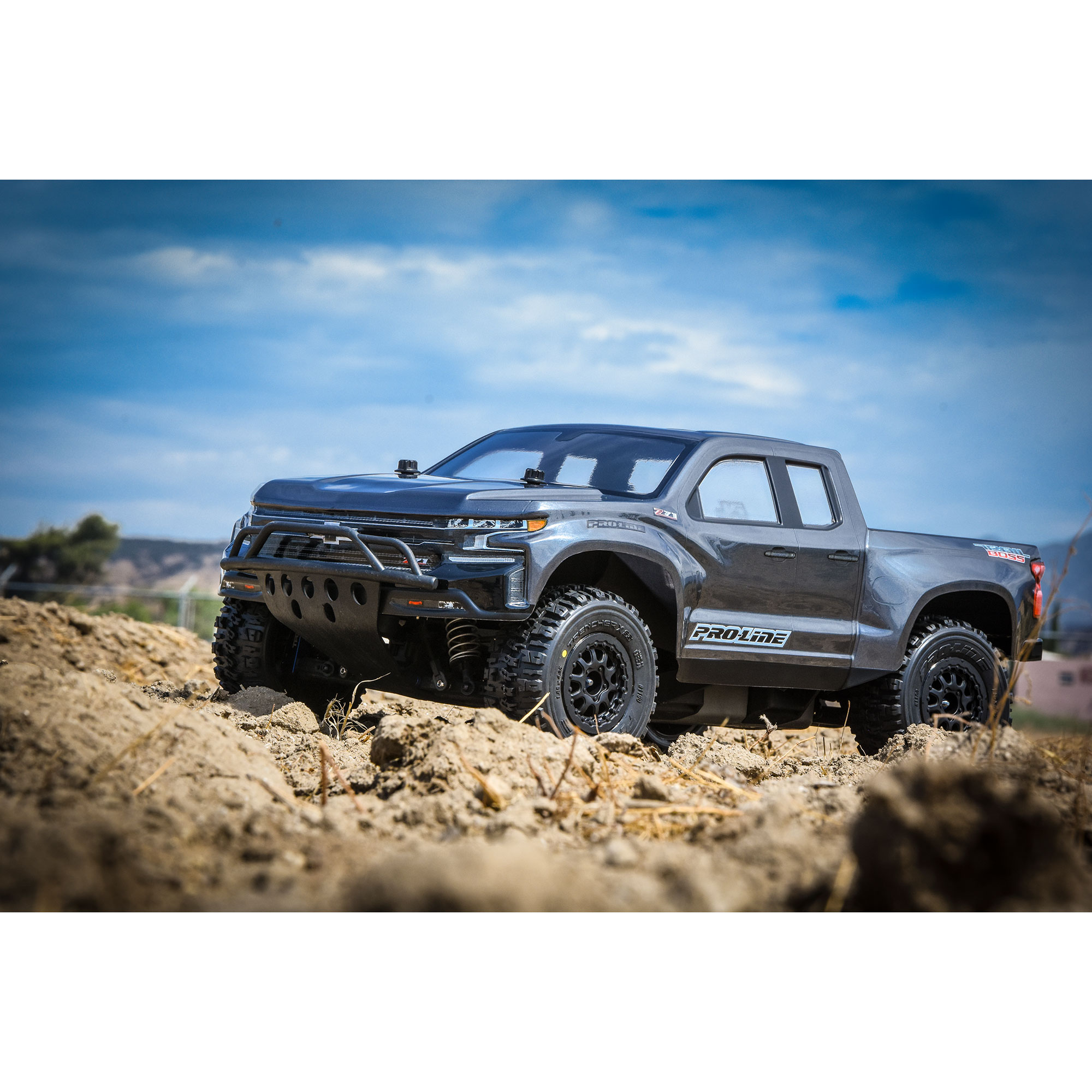 1/10 2019 Chevy Silverado Z71 Trail Boss Clear Body: Short Course