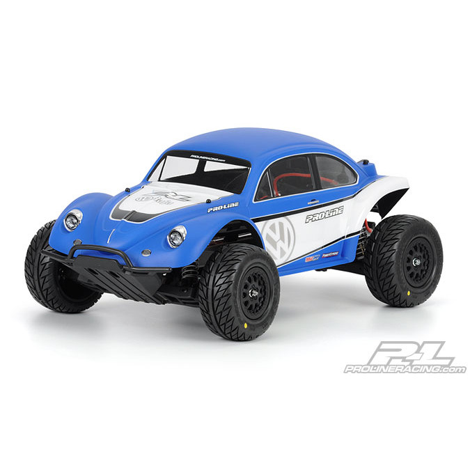 1/10 VW Full Fender Baja Bug Clear Body: Short Course