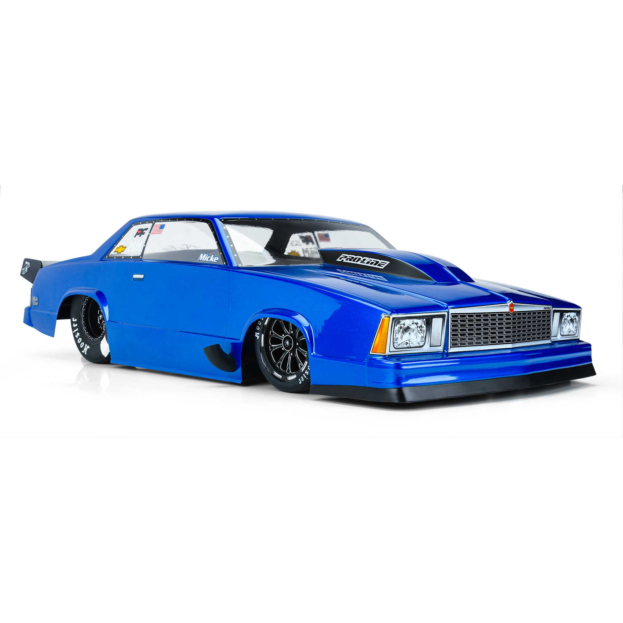 1/10 1978 Chevrolet Malibu Clear Body: Drag Car